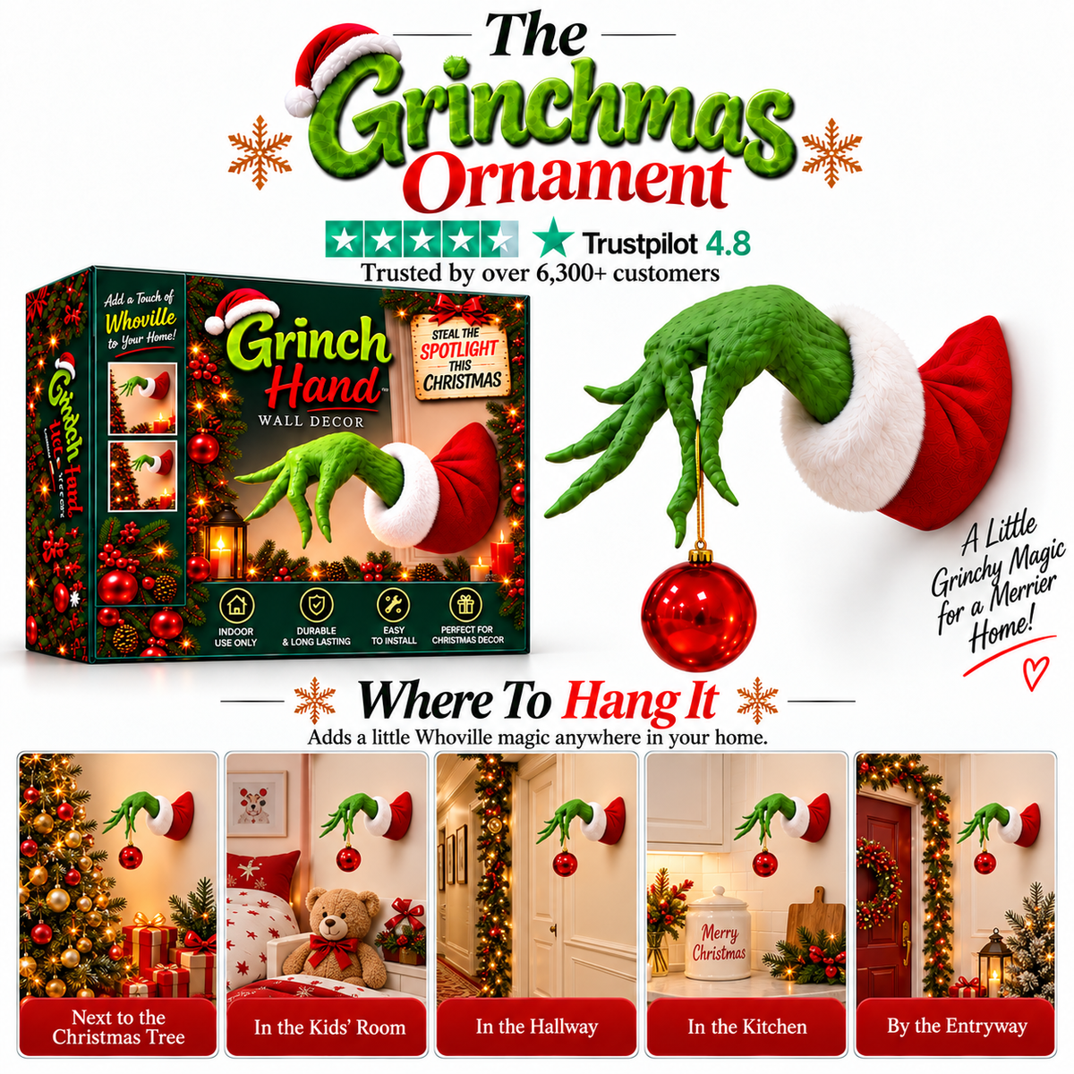 The Grinchmas Ornament - A Christmas Decoration